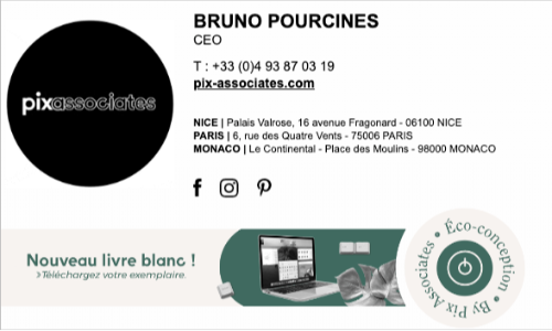 Capture du rendu du composant Pix - 2023