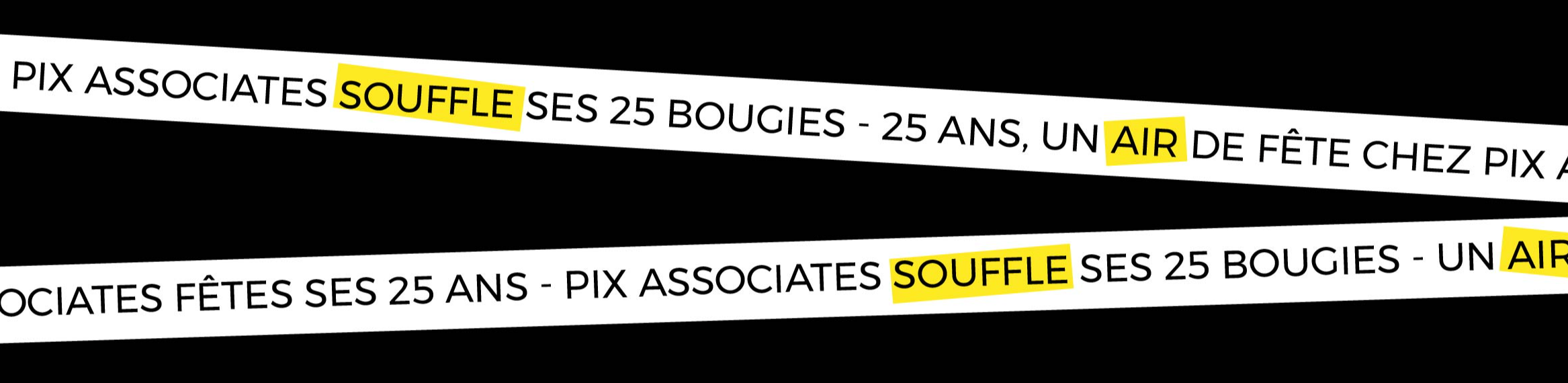 Capture du rendu du composant Pix - 25 ans