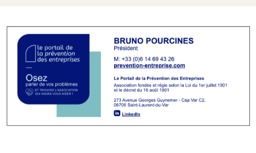 Capture du rendu du composant Portail de la prévention - 2024